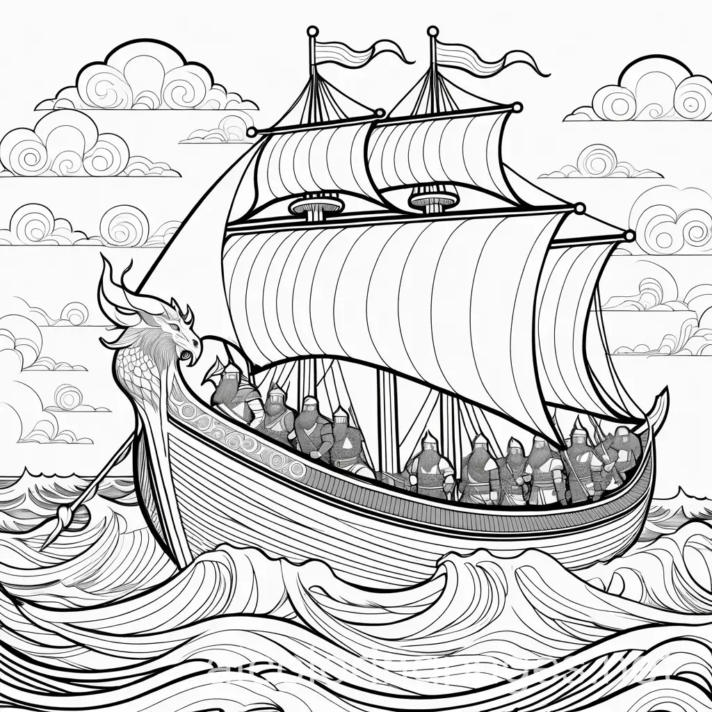 Vikings-Navigating-Stormy-Seas-on-a-Longship