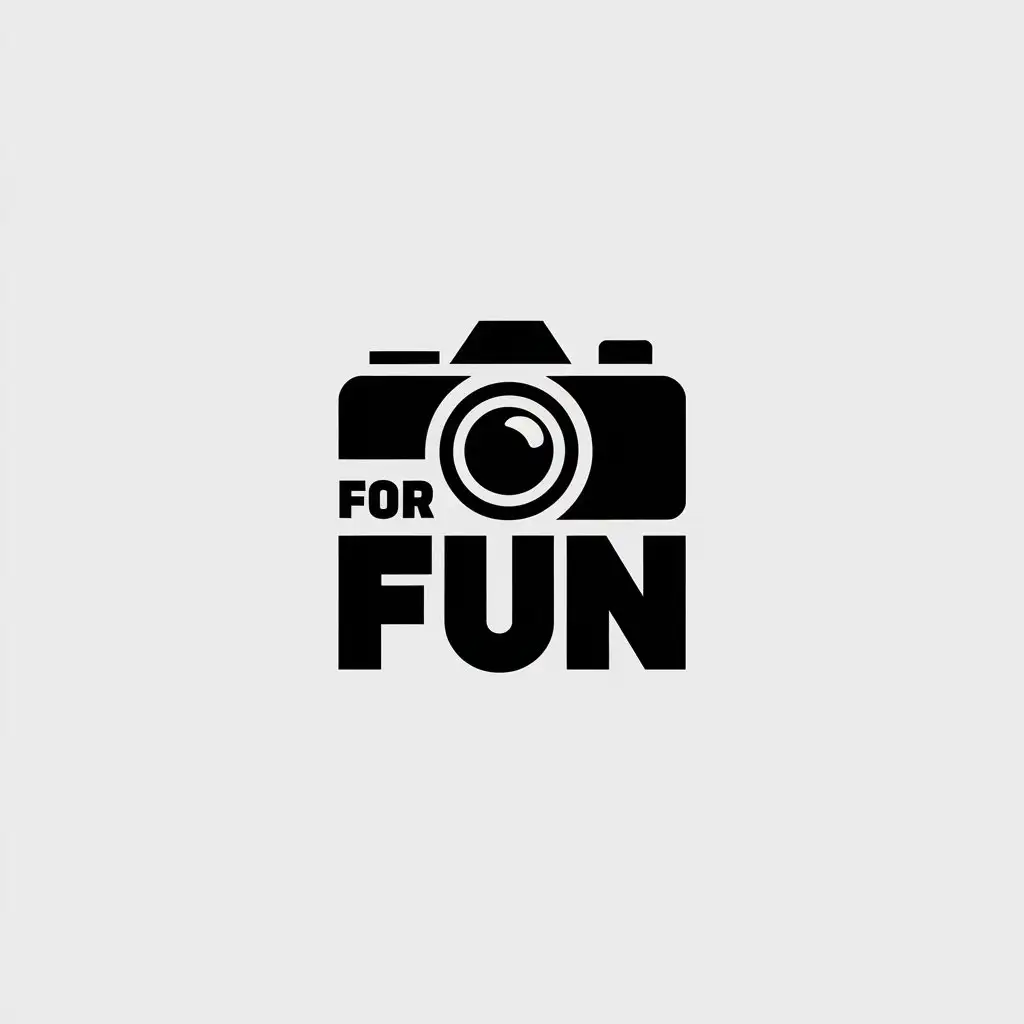 LOGO Design for For Fun Minimalistic Camera Icon for Event Industry