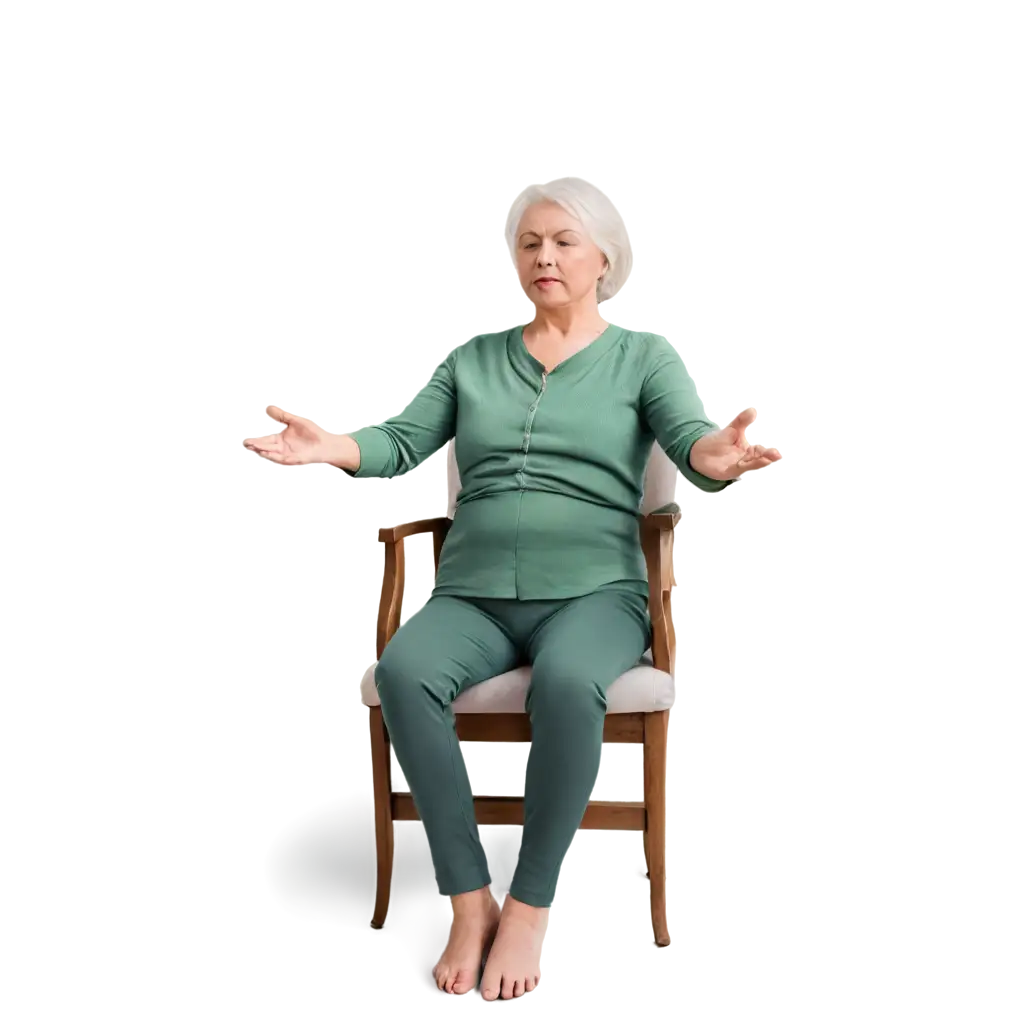 Senior-Yoga-on-Chair-PNG-Image-Gentle-Exercises-for-Elderly-Wellness