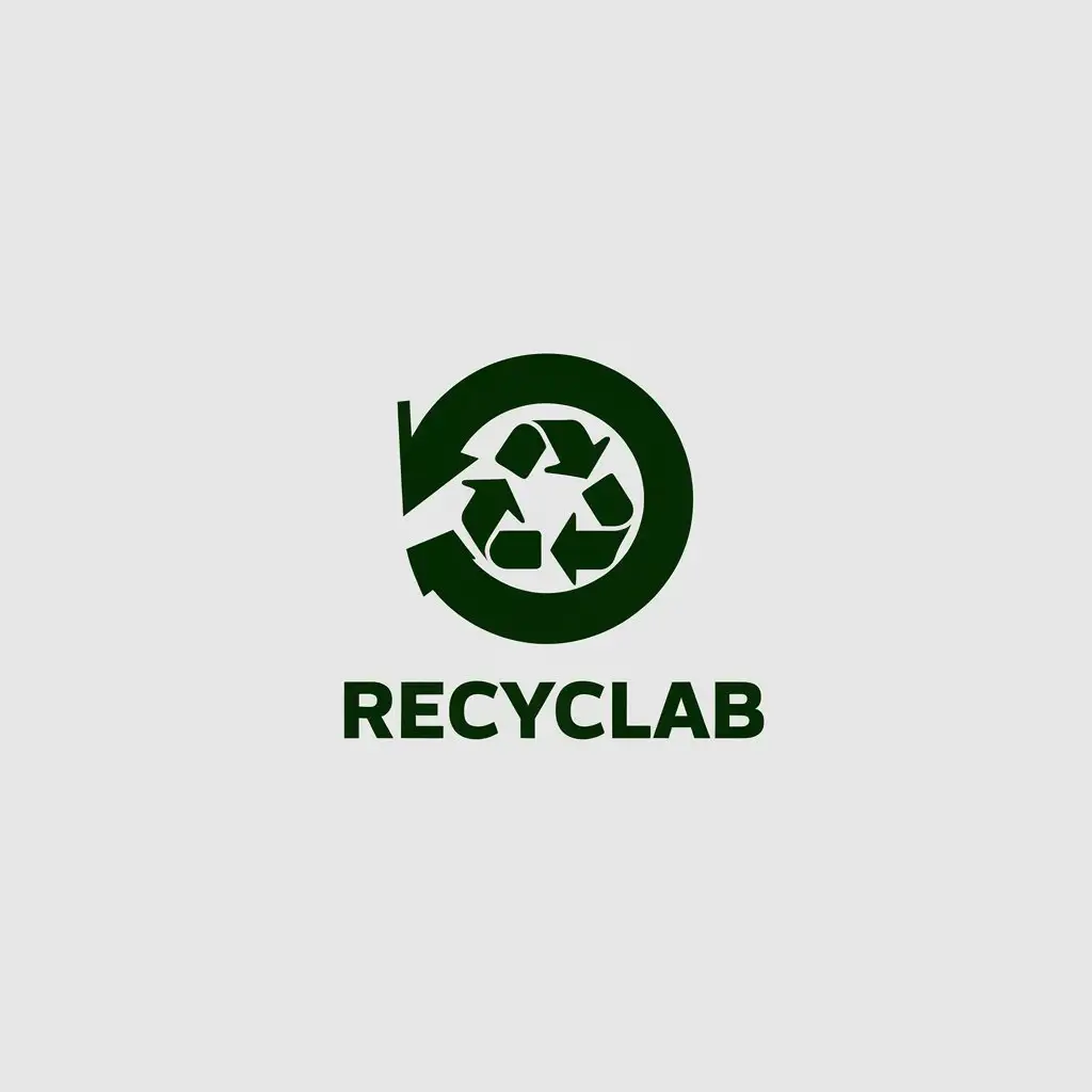 LOGO-Design-For-Recyclab-EcoFriendly-Concept-with-3D-Printing-and-Recycled-Products