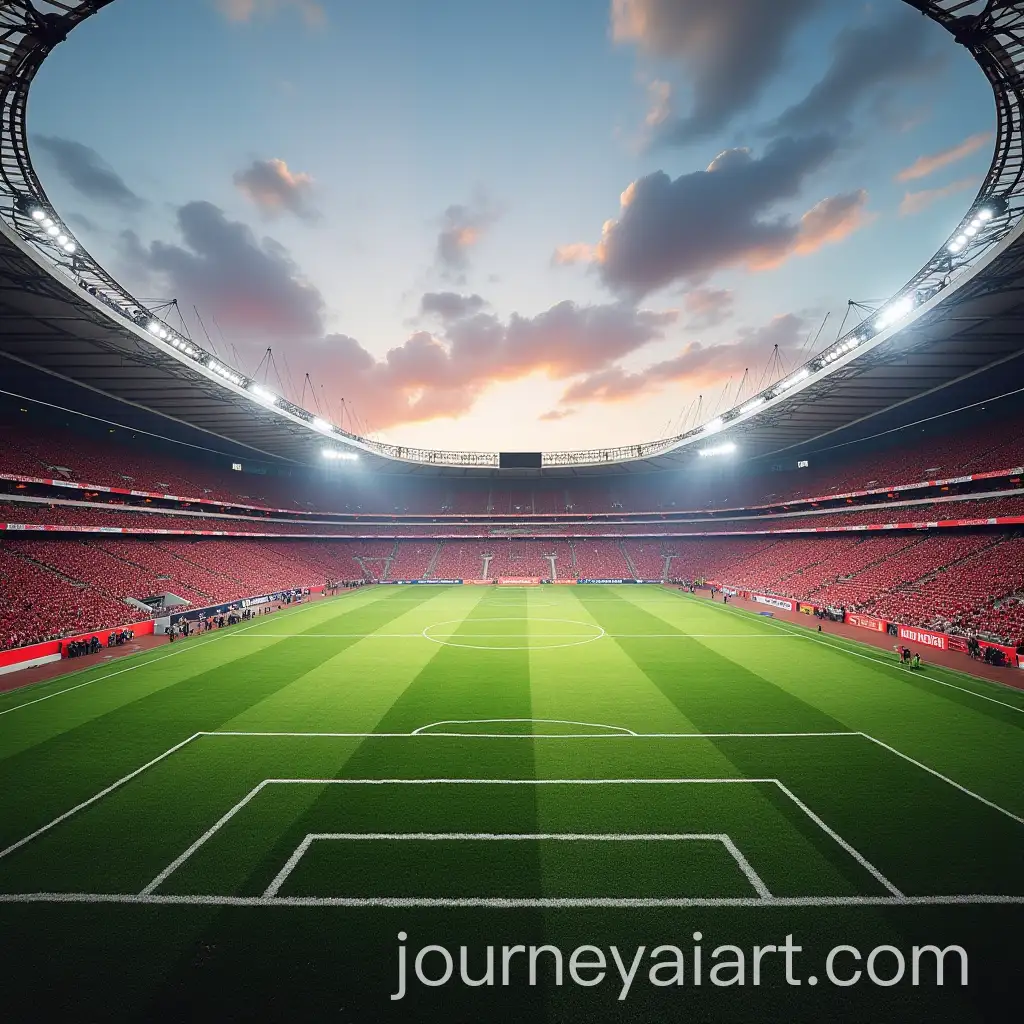 Soccer-Stadium-with-Red-and-White-Colors
