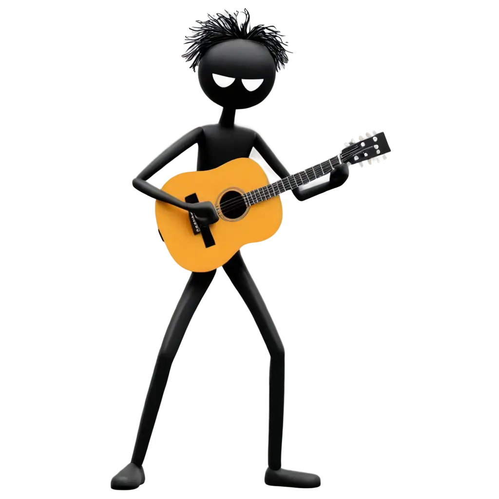 HighQuality-PNG-Image-of-a-Stickman-Playing-Guitar-for-Creative-Use