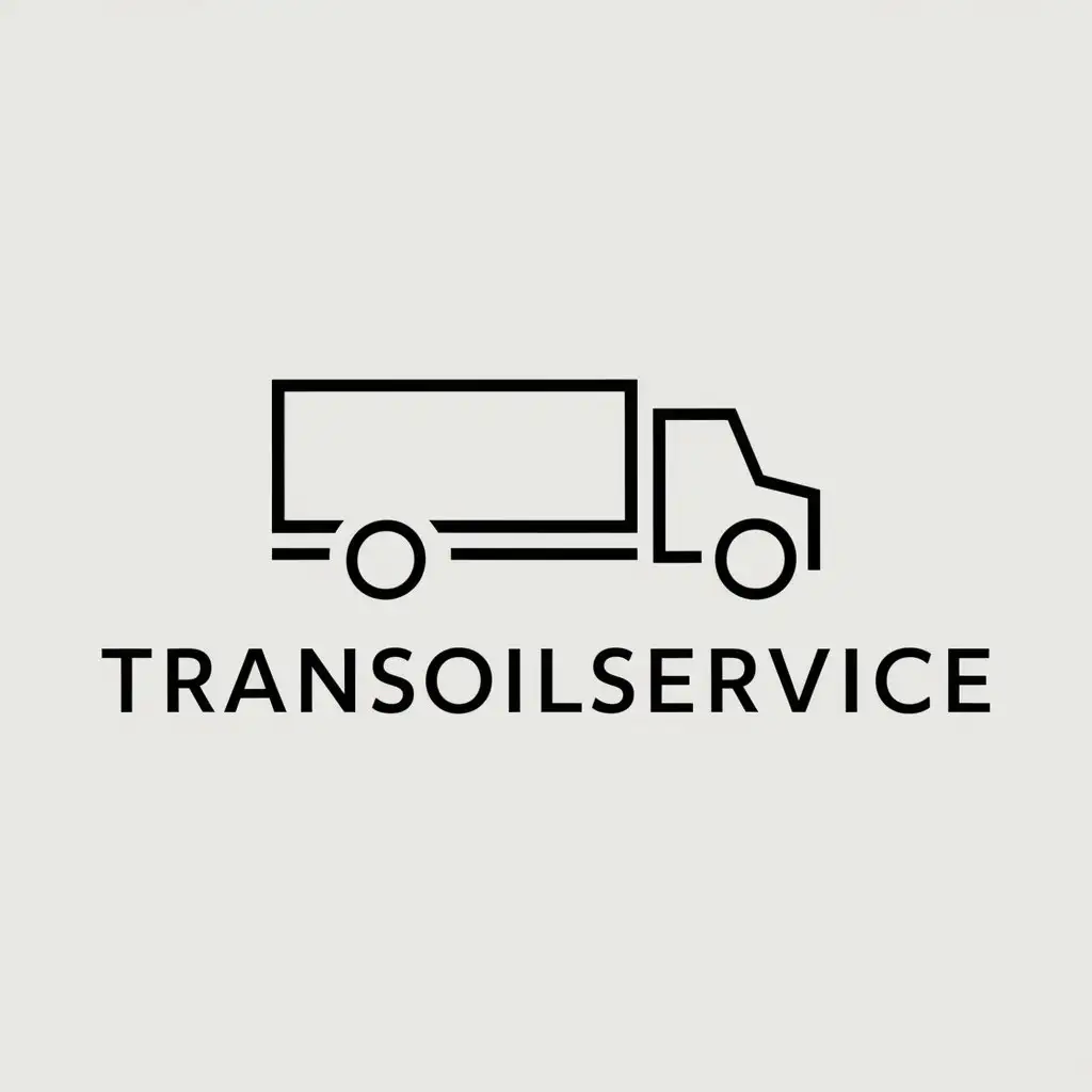 LOGO-Design-for-TransOilService-Cargo-Truck-Theme-on-Clear-Background