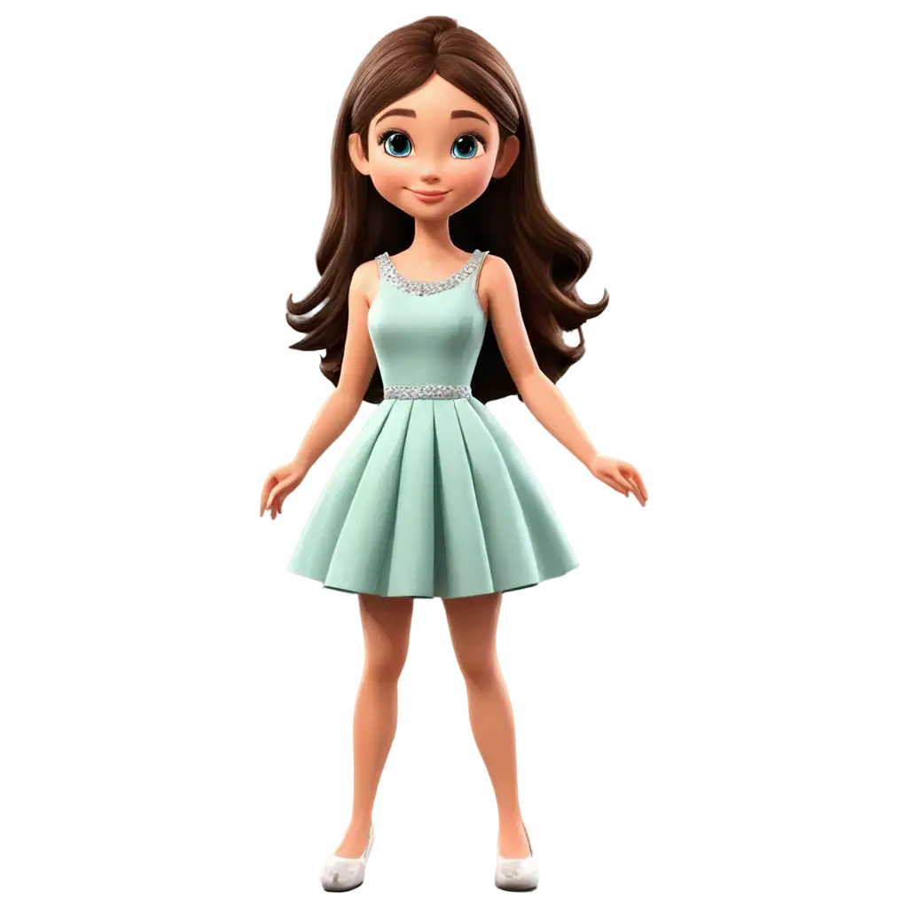 Adorable-Cute-Cartoon-Dress-PNG-for-Creative-Projects