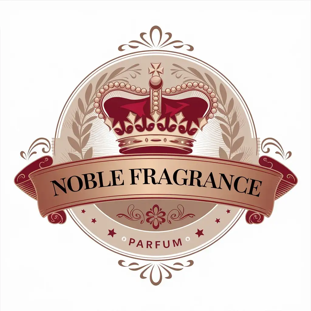 LOGO Design for Noble Fragrance Crown Symbol with a Touch of Elegance