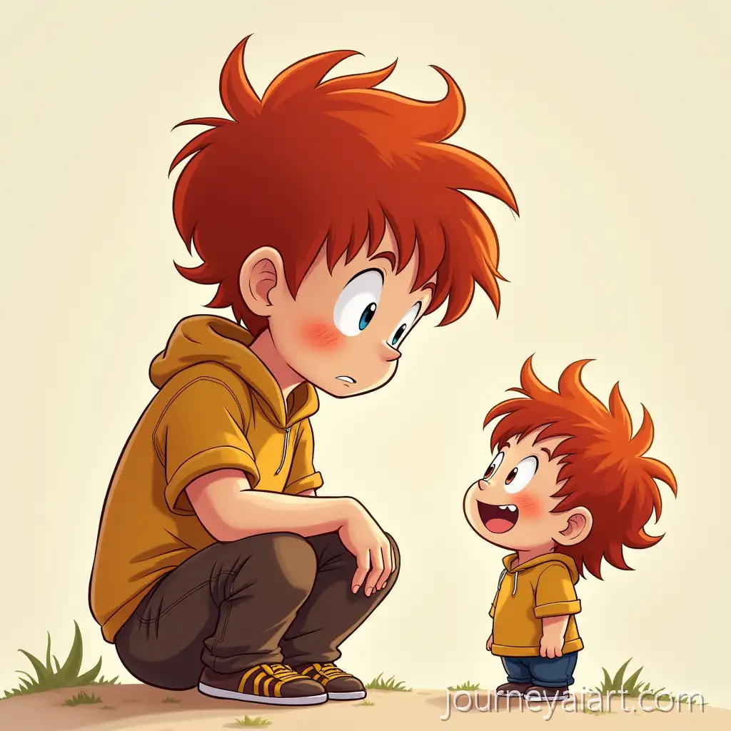 GGoku-with-toddler-boyoku-and-Toddler-Boy-Interacting-in-a-Colorful-Childrens-Book-Scene