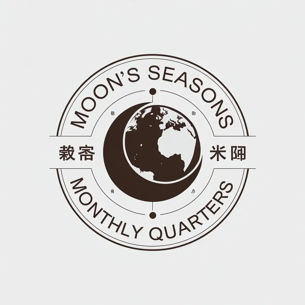 LOGO-Design-for-Moons-Seasons-Minimalistic-Moon-Wraps-Earth-with-Chinese-Characters-in-Entertainment-Industry