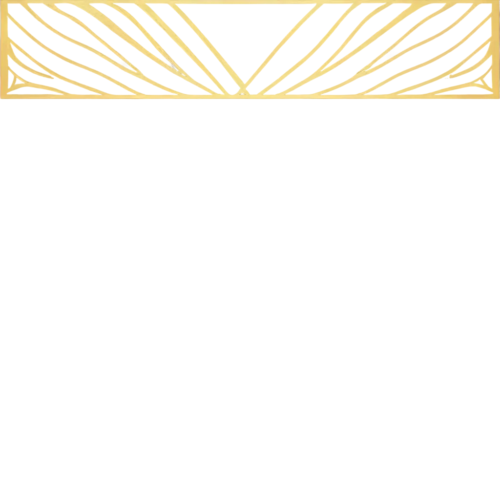 golden border in the style of gatsby