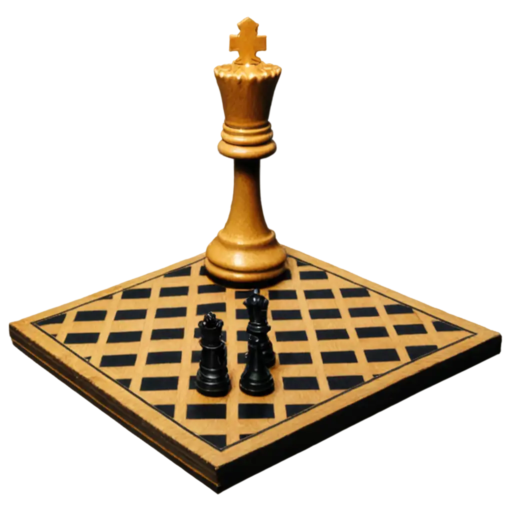 Stunning-PNG-Image-of-a-Chess-Board-with-a-Highlighted-Queen-for-Enhanced-Visual-Impact