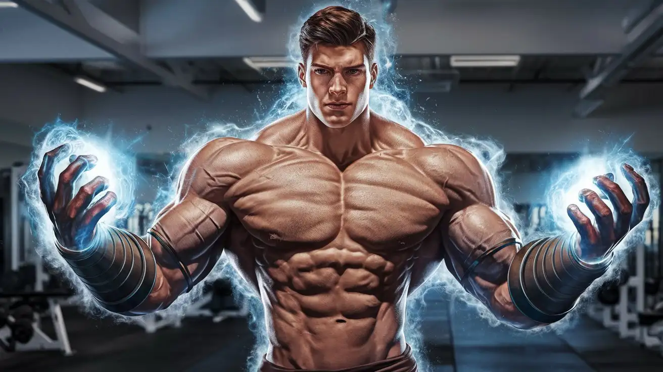 Ordinary-College-Guy-Transforming-into-Herculean-Muscle-Hero-with-Luminous-Blue-Power