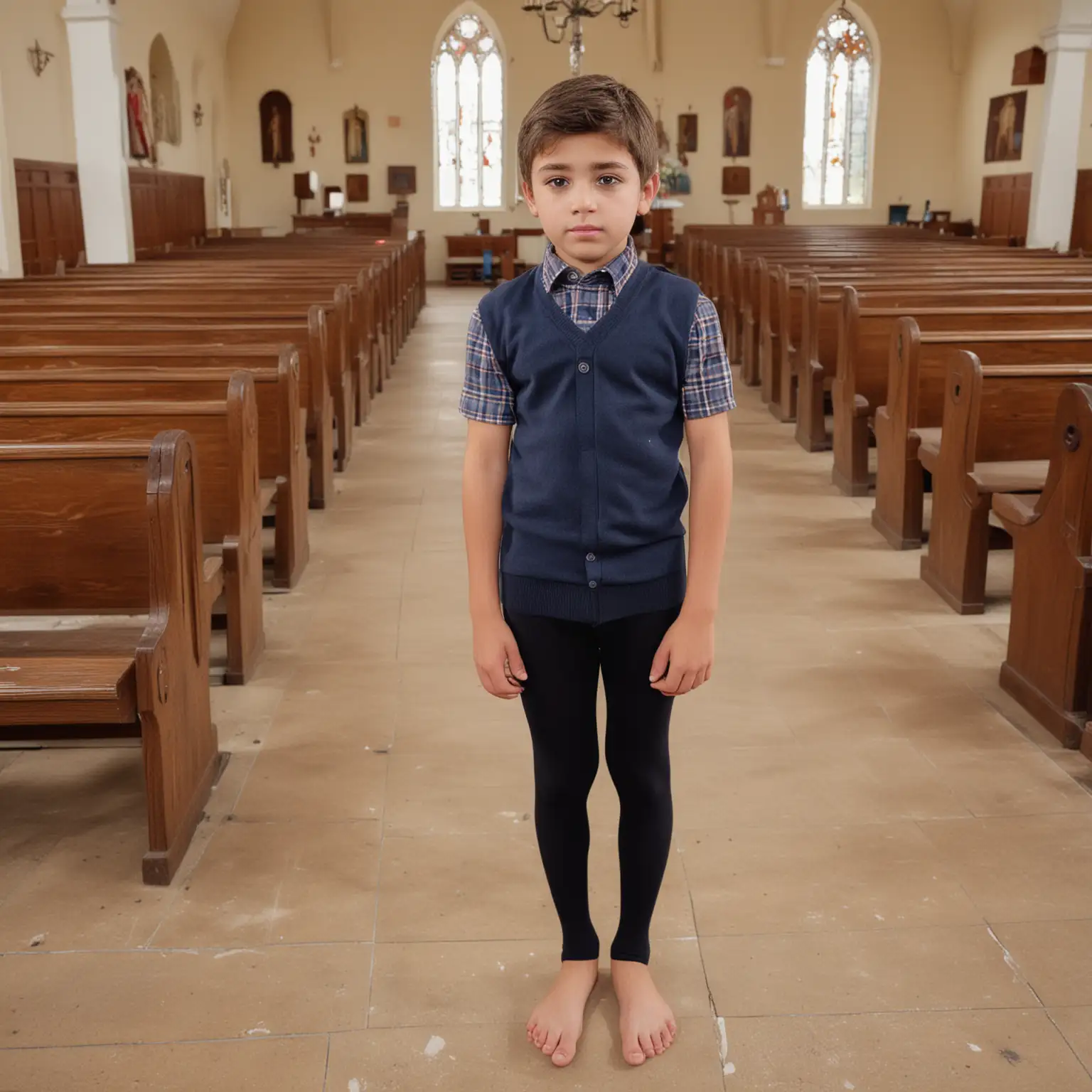 Two-Boys-in-Church-with-Expressive-Eyes-and-Barefoot-Tights