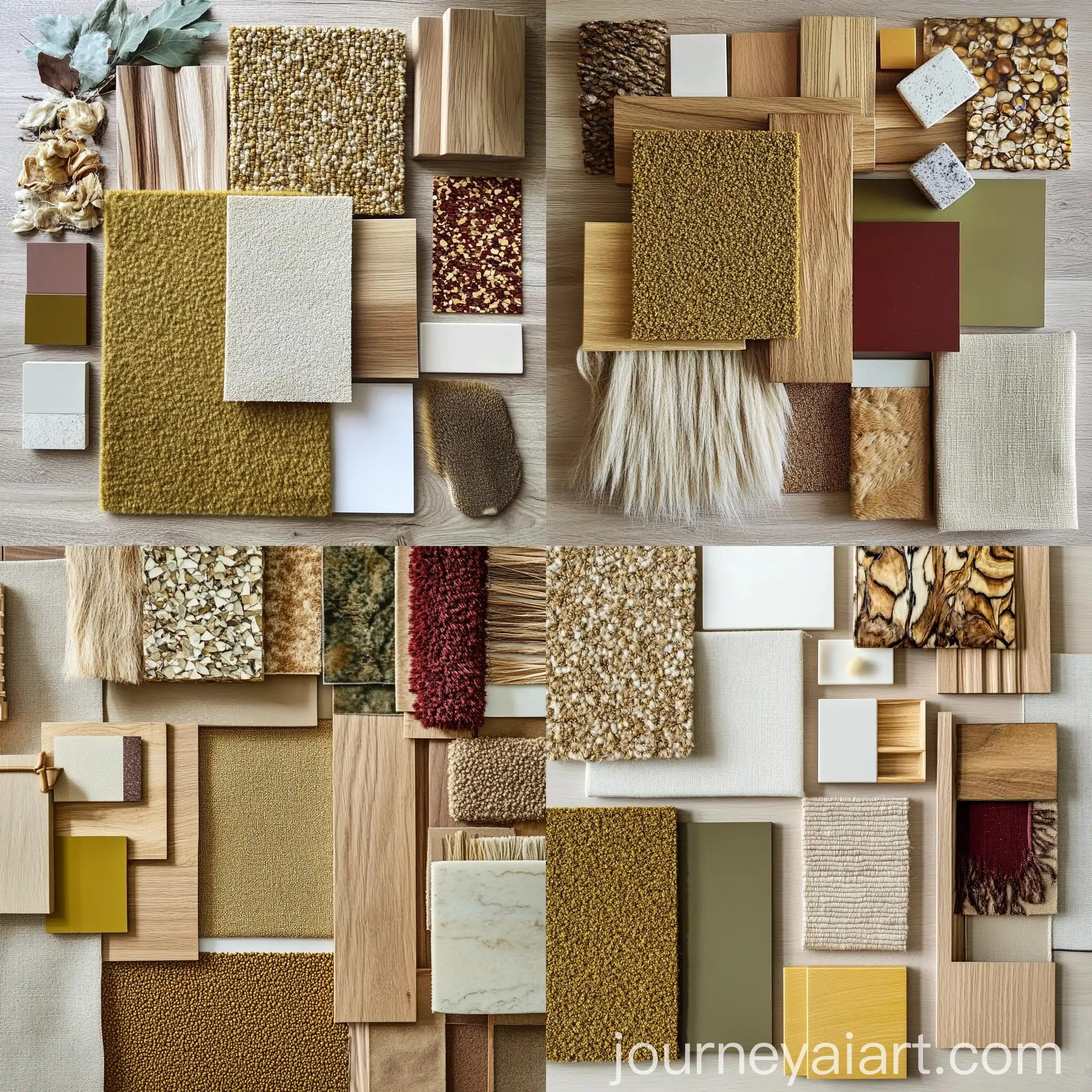 Moodboard-of-Natural-Warm-Shades-Ocher-Green-Burgundy-and-Brown