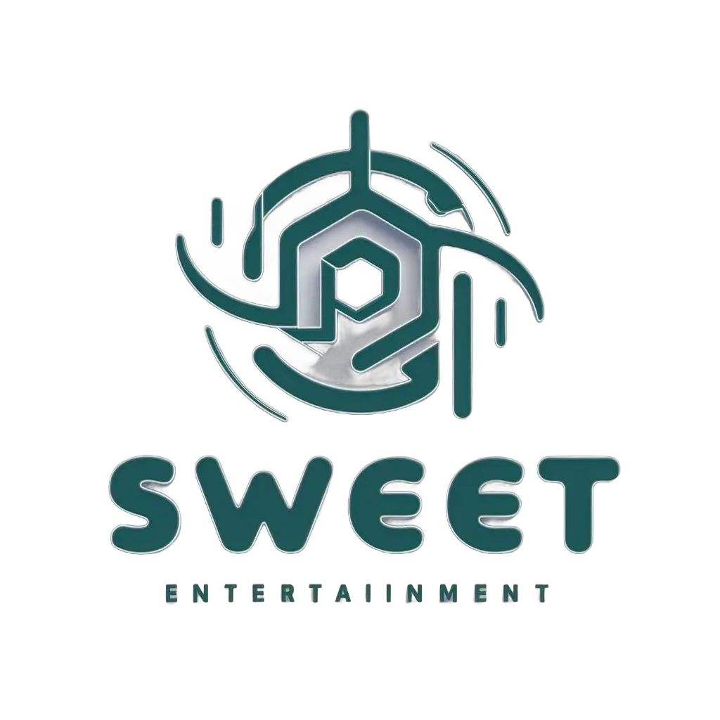 a logo design,with the text "sweet", main symbol:ai,complex,be used in Entertainment industry,clear background