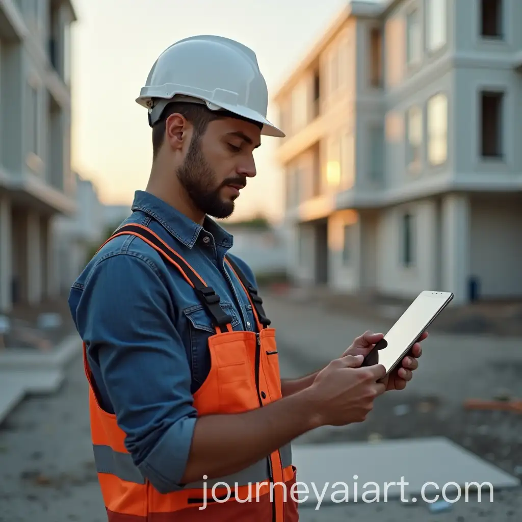 Modern-Tradesperson-on-Job-Site-with-Tablet-for-Business-Management