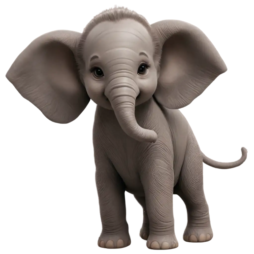 Adorable-Little-Elephant-PNG-Image-Captivating-Design-for-Versatile-Use