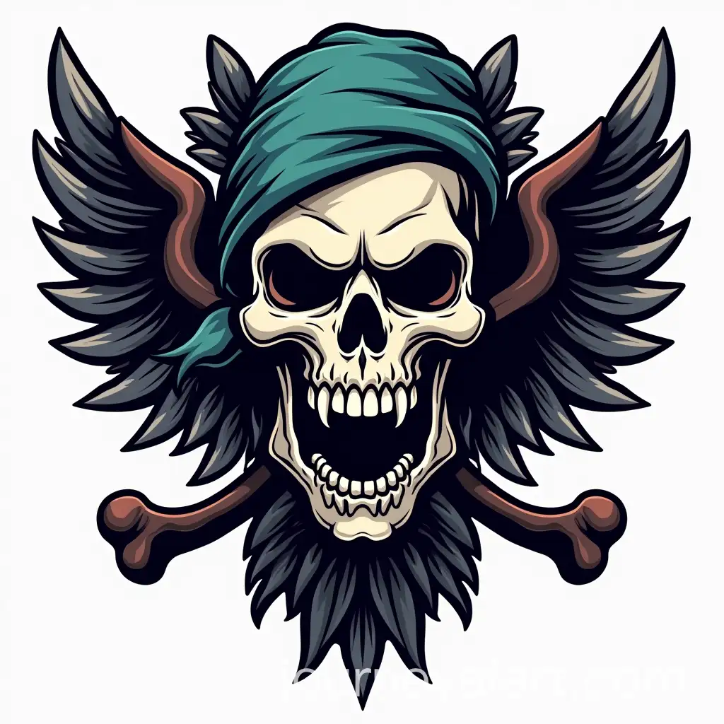 Cerdanyola-Skull-Rollers-Undead-Fantasy-Football-Team-Logo