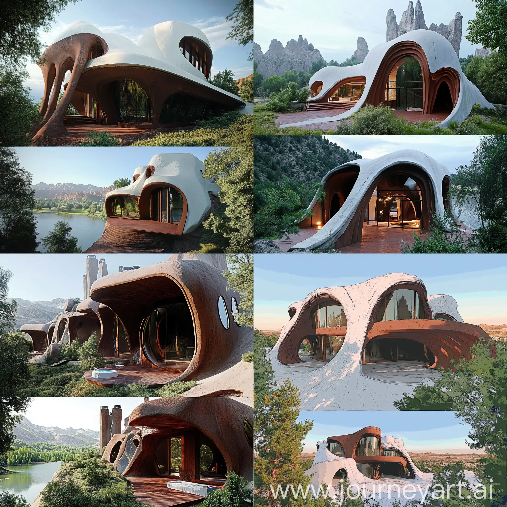 Organic-Architecture-Home-Design-in-a-Mountain-Landscape