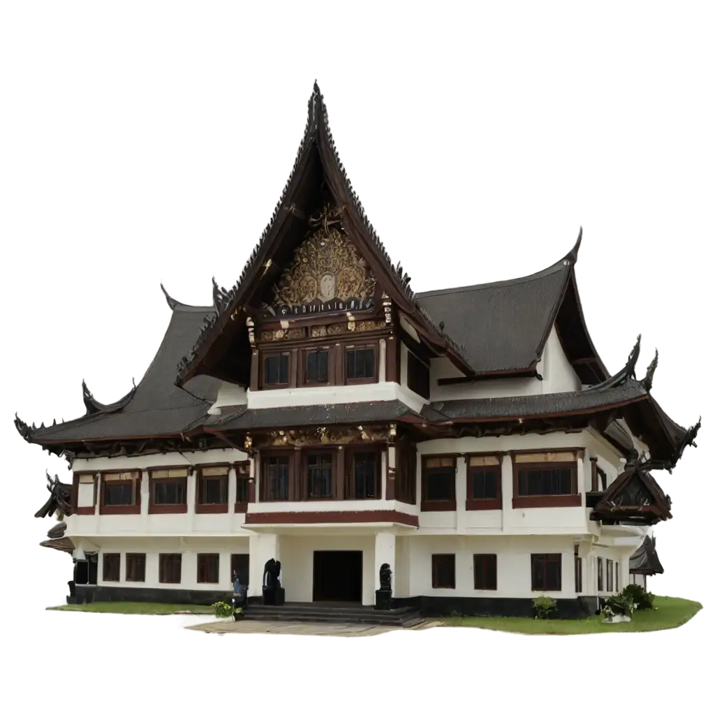 Exploring-the-Beauty-of-Rumah-Gadang-HighQuality-PNG-Image-for-Cultural-and-Architectural-Representation