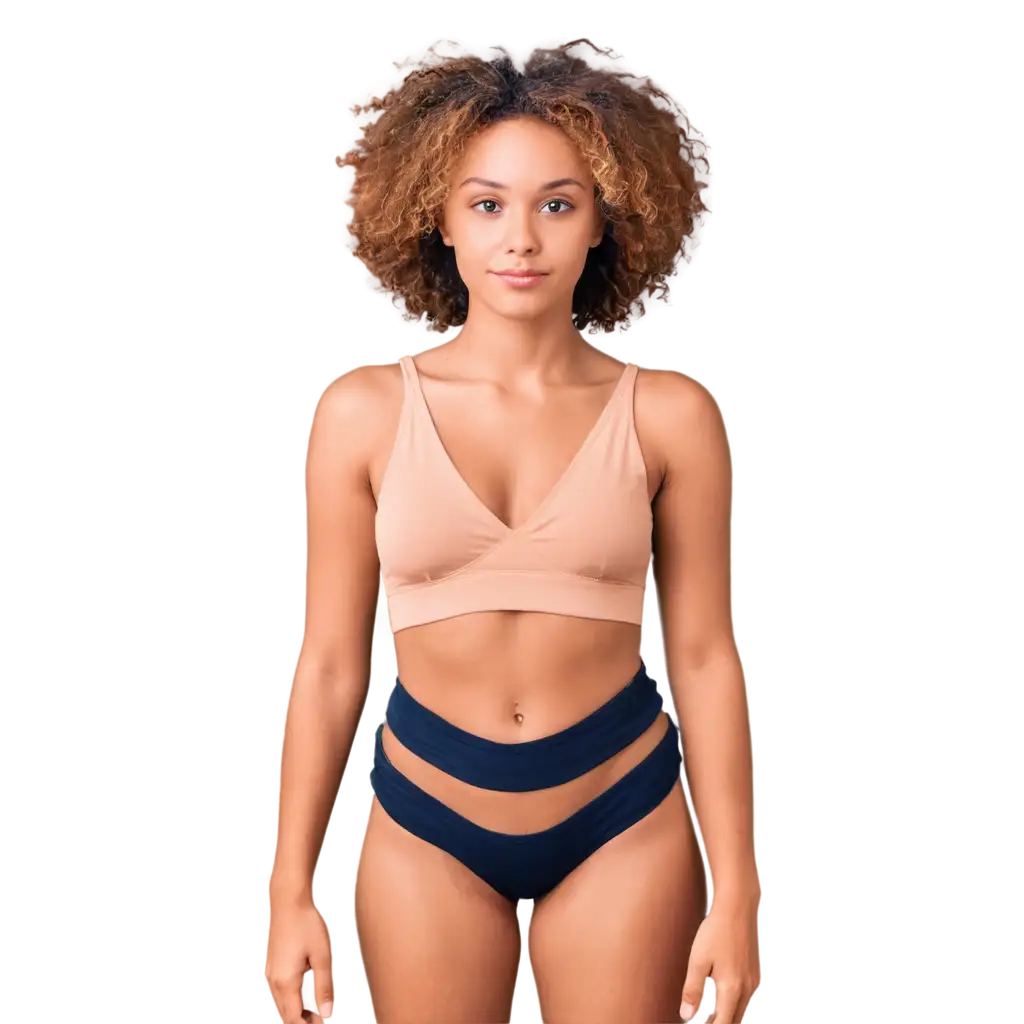 PNG-Image-of-a-Girl-with-Afro-Hair-Capturing-Natural-Beauty-and-Diversity