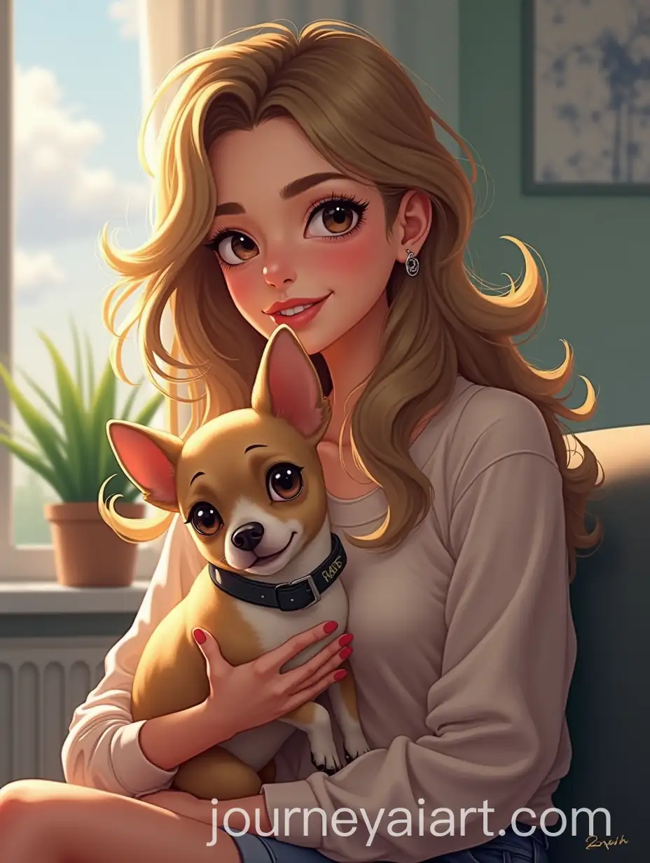 Young-Marketing-Professional-with-Chihuahua-Dog-Anna-Portrait