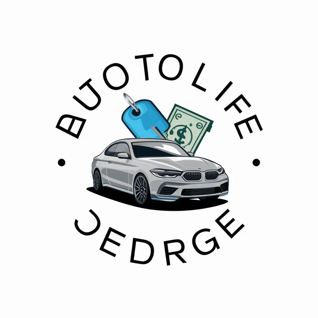 LOGO Design for Auto to Life Modern Automotive Theme with Car Cash and Keys