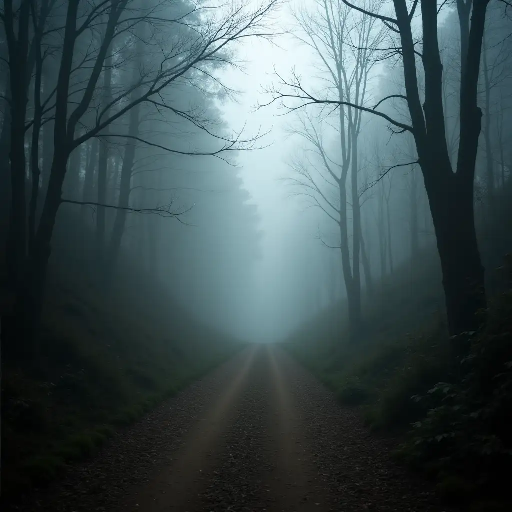 Misty-Dirt-Path-Through-a-Dense-Forest-Landscape