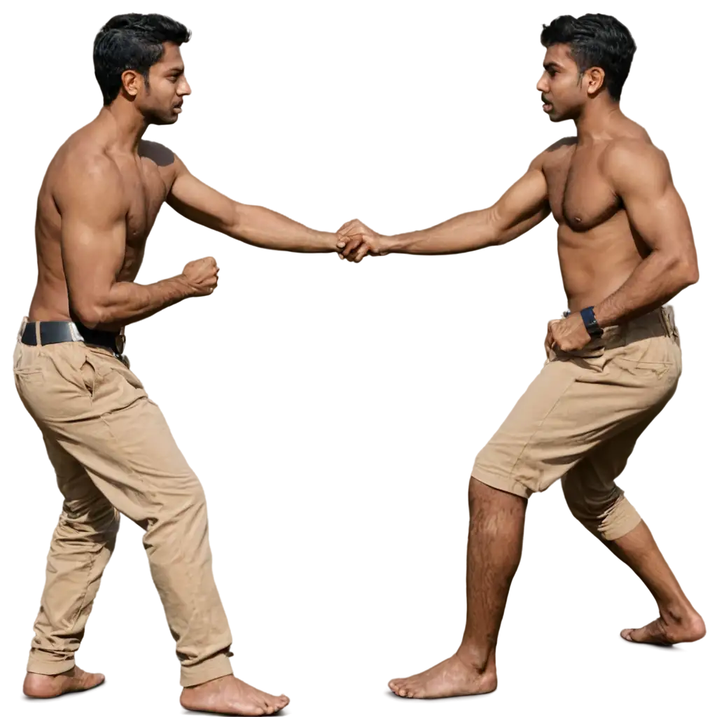 Indian-Men-Fighting-PNG-Image-for-HighQuality-Graphics-and-Visual-Impact