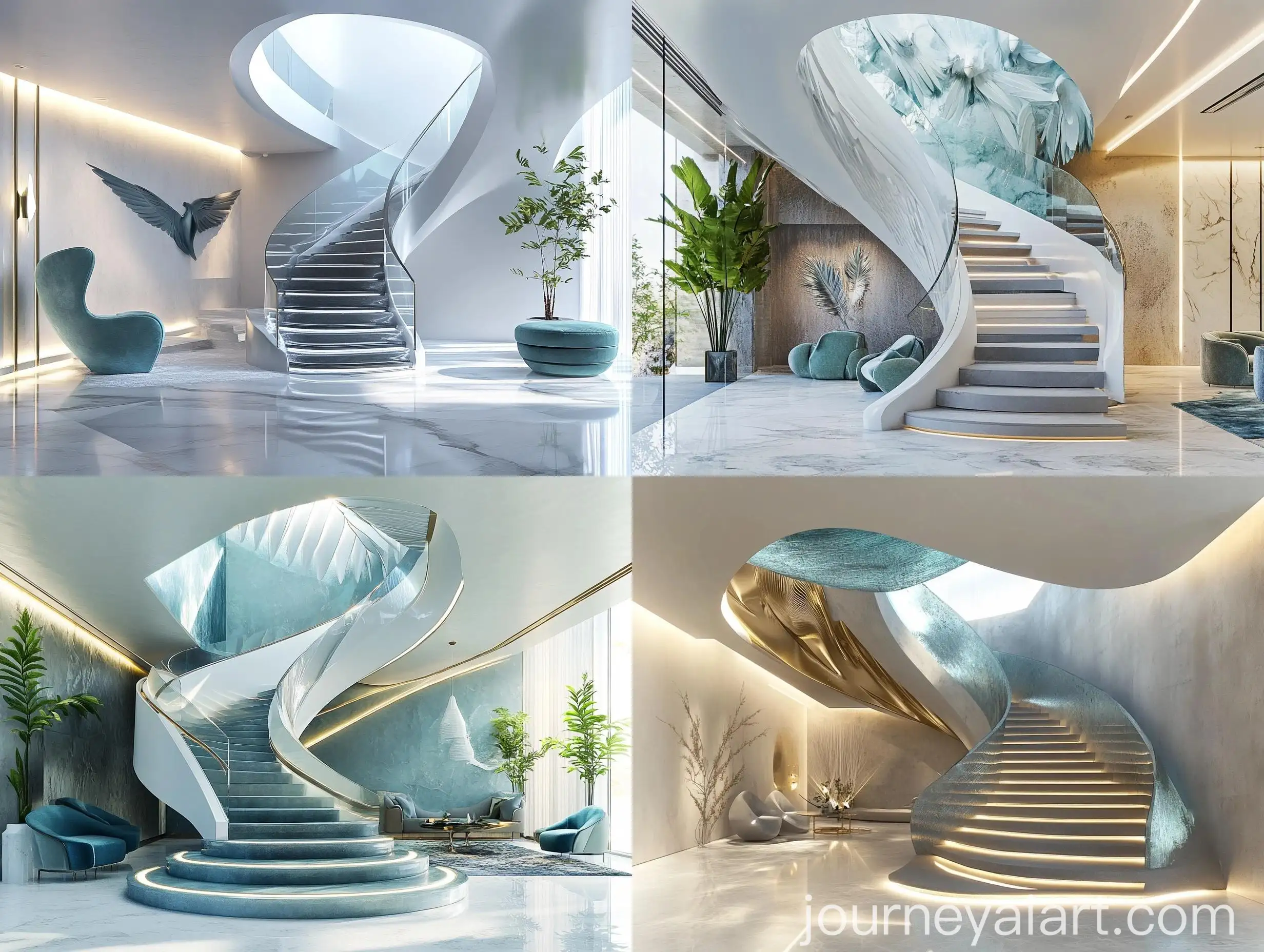 Modern-Staircase-Design-with-BirdInspired-Elements