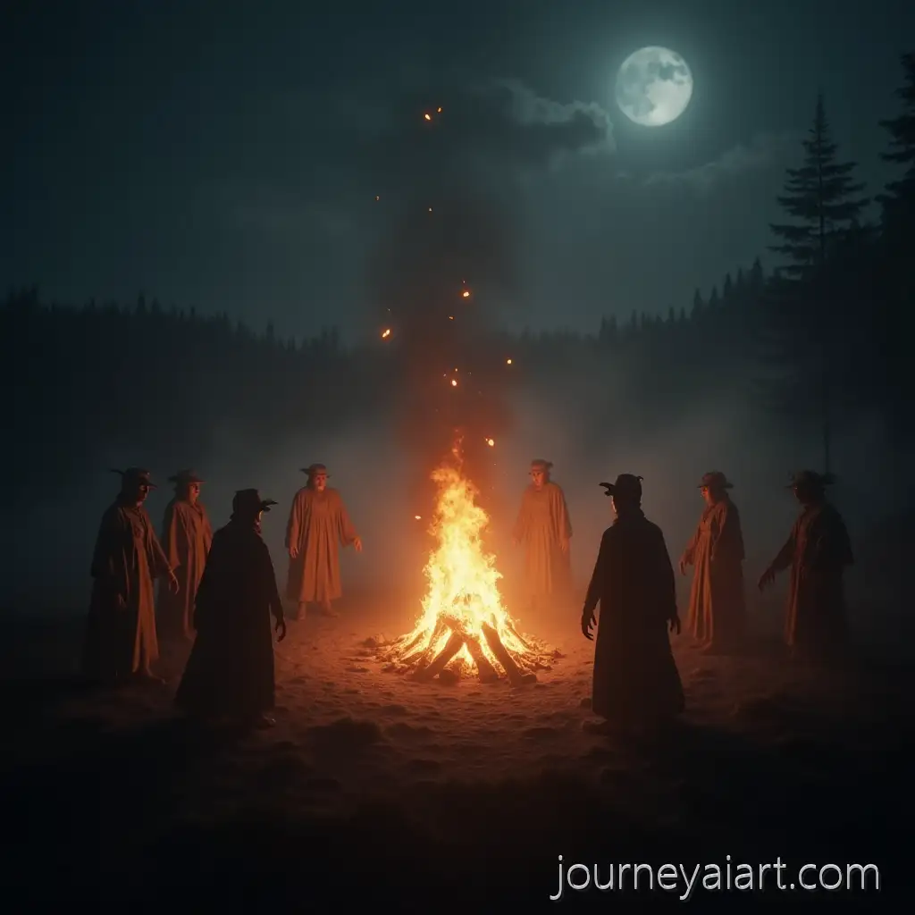UltraRealistic-CGI-Horror-Scene-of-Witches-and-Demons-Dancing-Around-Bonfire-on-Bald-Mountain-at-Night