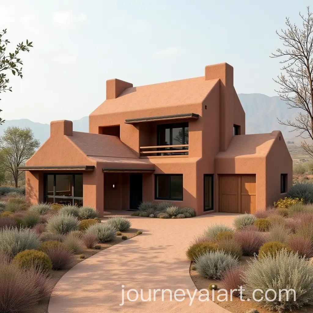 Colorful-Clay-House-Surrounded-by-Nature