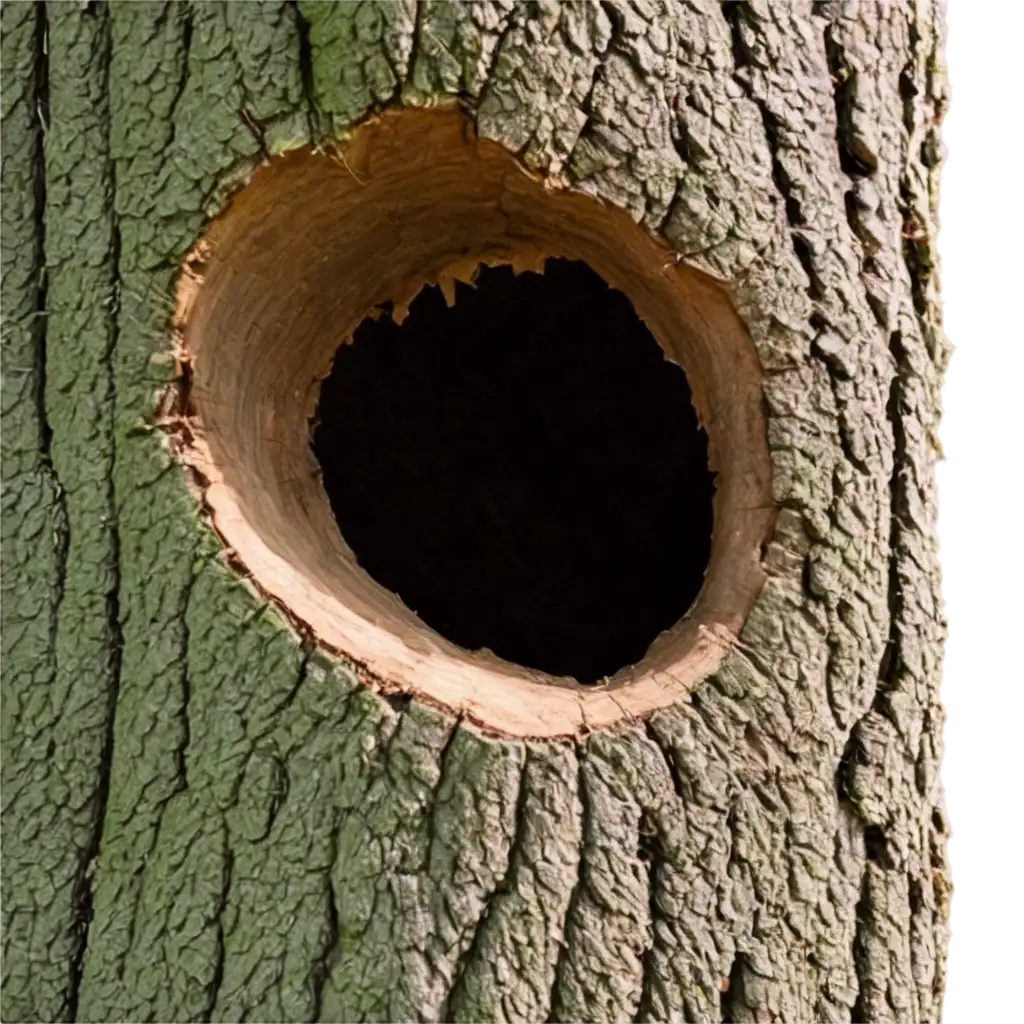 Tree-with-a-Large-Hole-Close-Up-PNG-HighQuality-Transparent-Image-for-Various-Uses