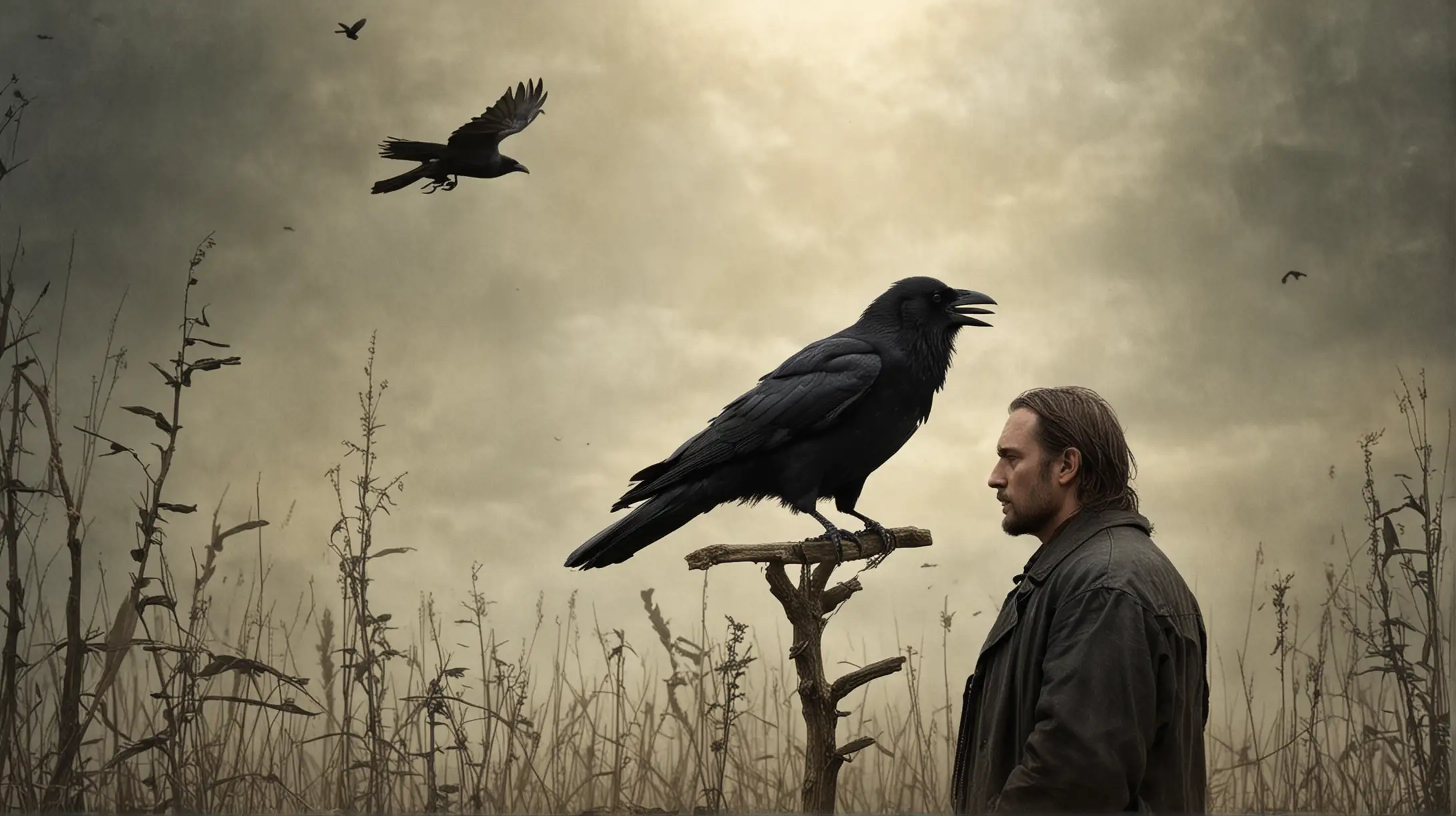 Contemplating Lifes Beauty The Parable of the Man and the Crow