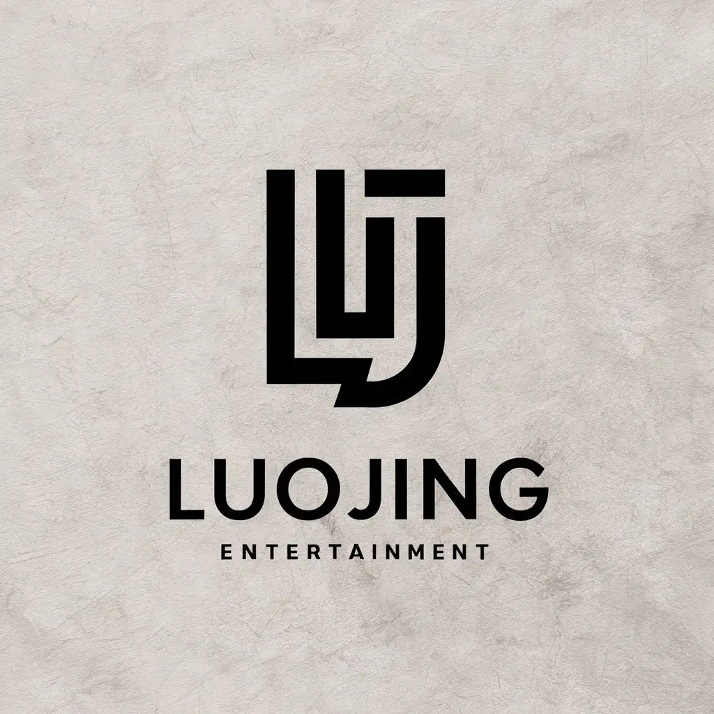 LOGO-Design-for-Luojing-Intricate-LJ-Symbol-in-Entertainment-Industry