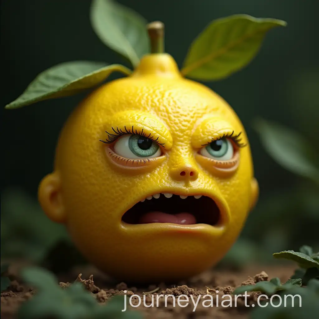 Lemon-with-a-Cursed-Expression-in-a-Surreal-Style