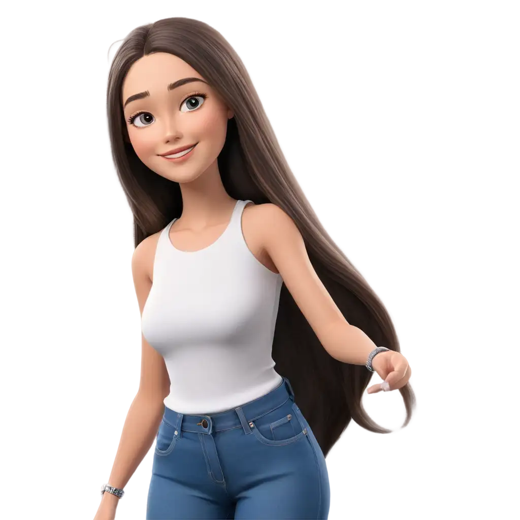 Long-Hair-PNG-Design-for-Zepeto-HighQuality-Transparent-Background