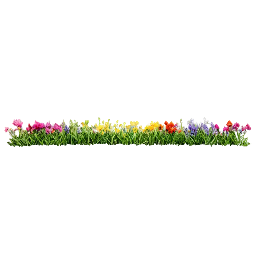 Flower-Strip-PNG-HighQuality-Image-for-Versatile-Creative-Uses