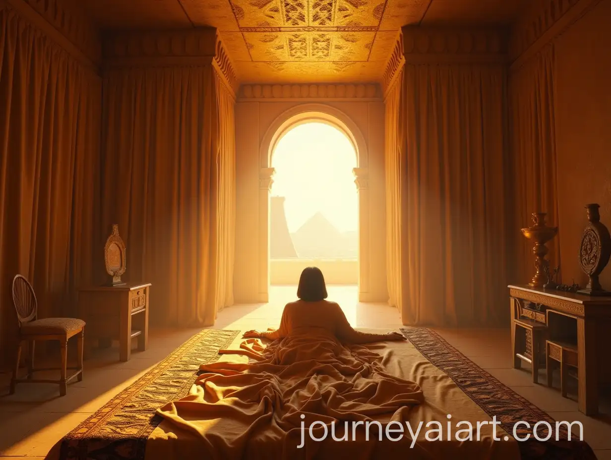 Pharaoh-Awakening-in-a-Luxurious-Royal-Bed-in-Ancient-Egypt