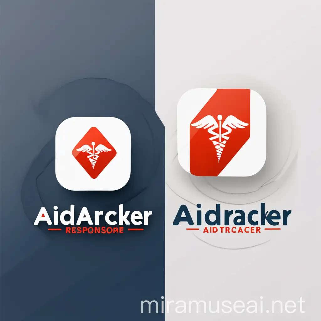 Create logo for Emergency response app called Aidtracker