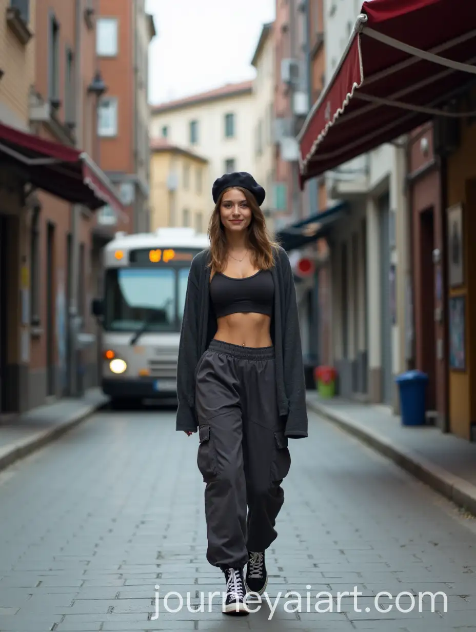 Young-Woman-in-Urban-Street-Style-Walking-Through-City