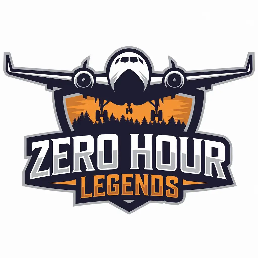 LOGO-Design-for-Zero-Hour-Legends-Airplane-AF16-in-Internet-Industry