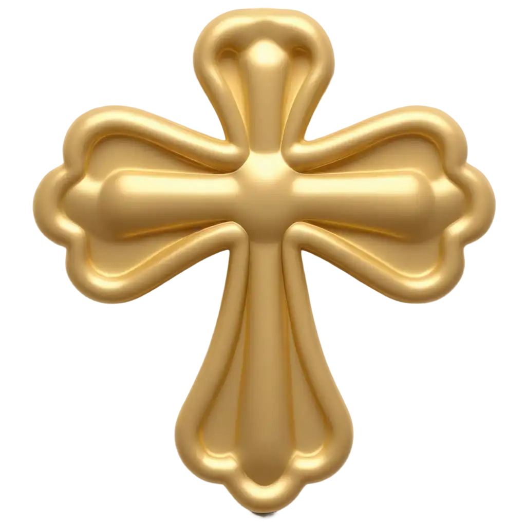 3D-Gold-Holy-Cross-PNG-Image-HighQuality-and-Versatile-Graphic-for-Your-Projects