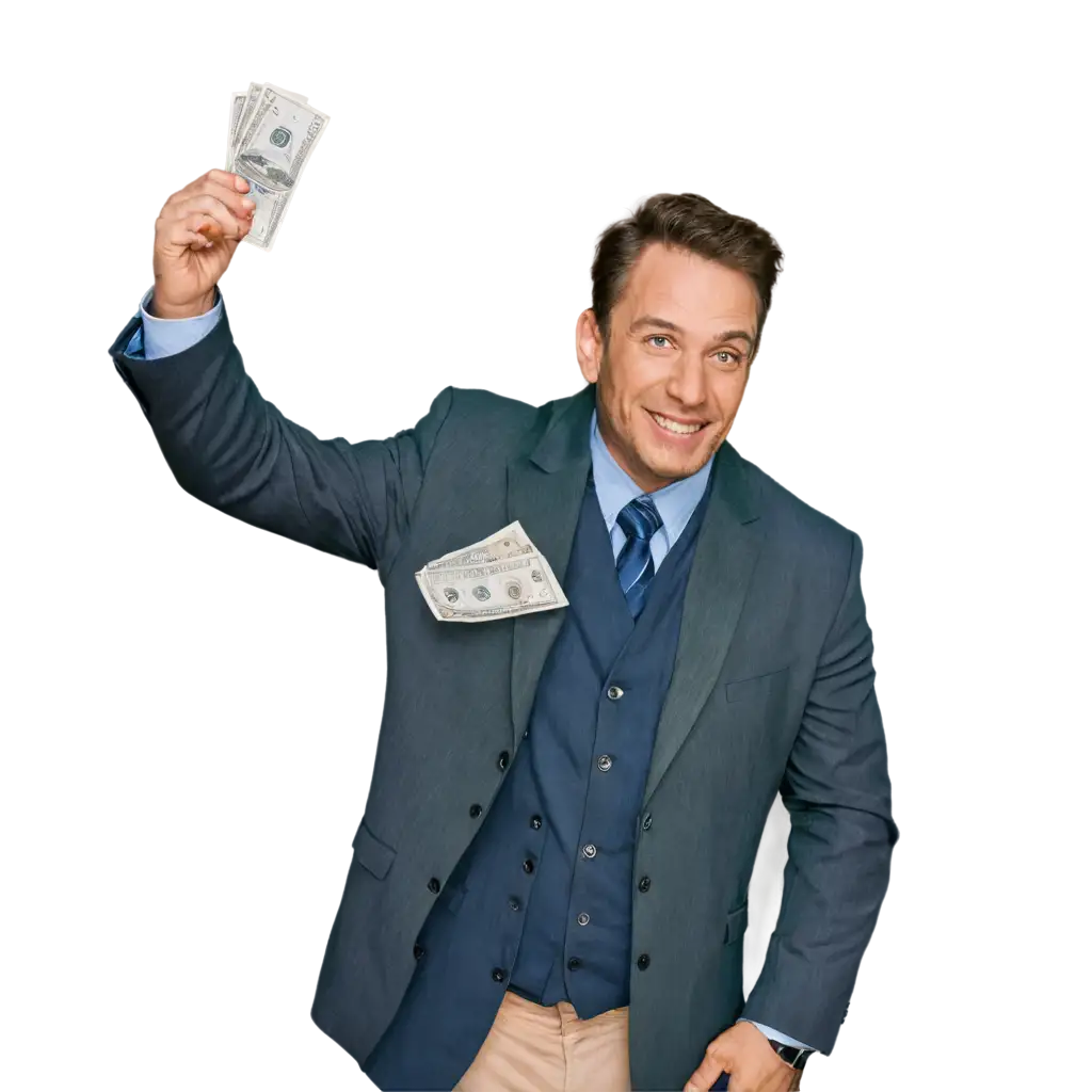 Dynamic-PNG-Image-of-a-Man-Throwing-Money-in-the-Air-for-Engaging-Visual-Content