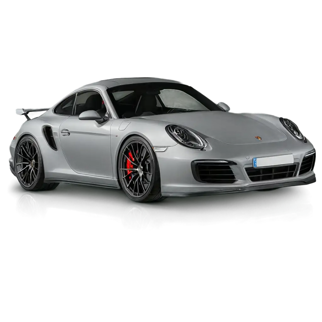 Porsche-911-Turbo-Tuning-Grey-Color-PNG-HighQuality-Image-for-Car-Enthusiasts-and-Designers