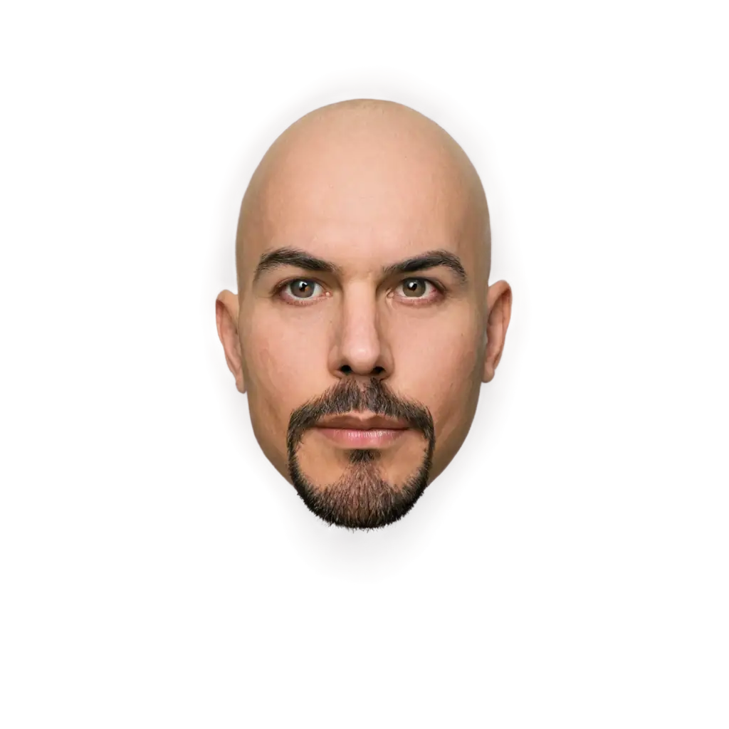 Egg-Head-with-Goatee-PNG-Image-Creative-Concept-for-Digital-Art