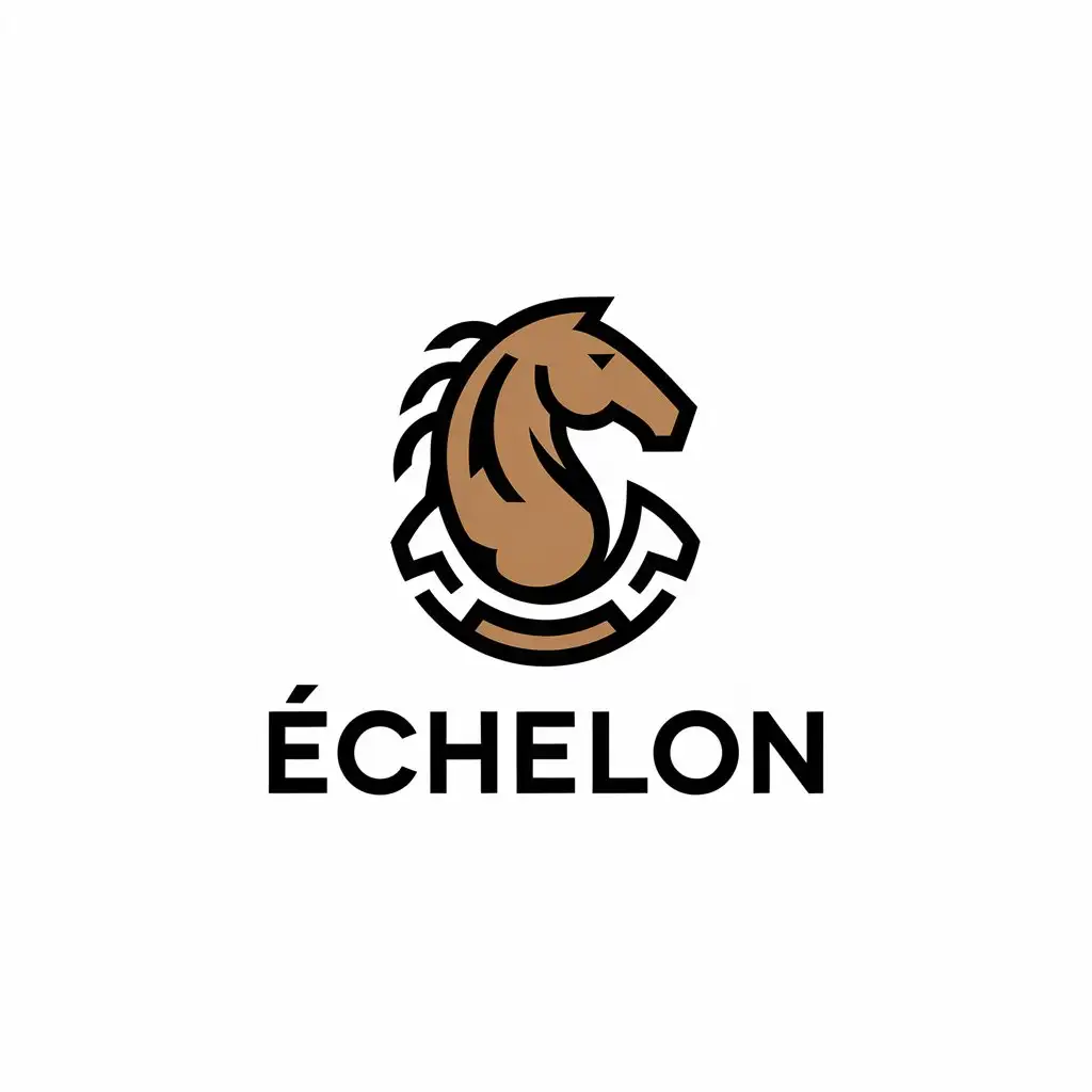 LOGO Design for chelon Horse Symbol with Moderate Style for Retail Industry