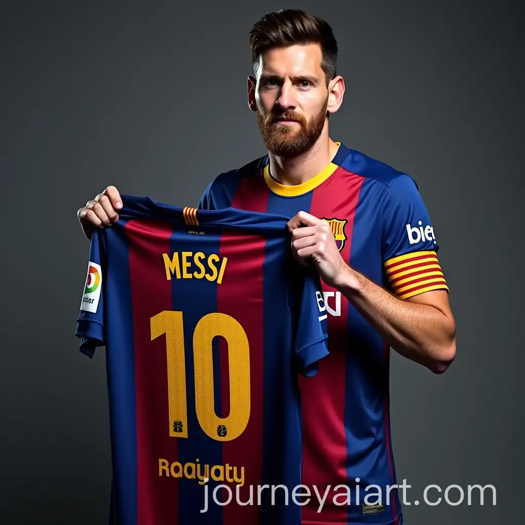 Messi-Wearing-Boca-Juniors-Shirt-in-Iconic-Pose