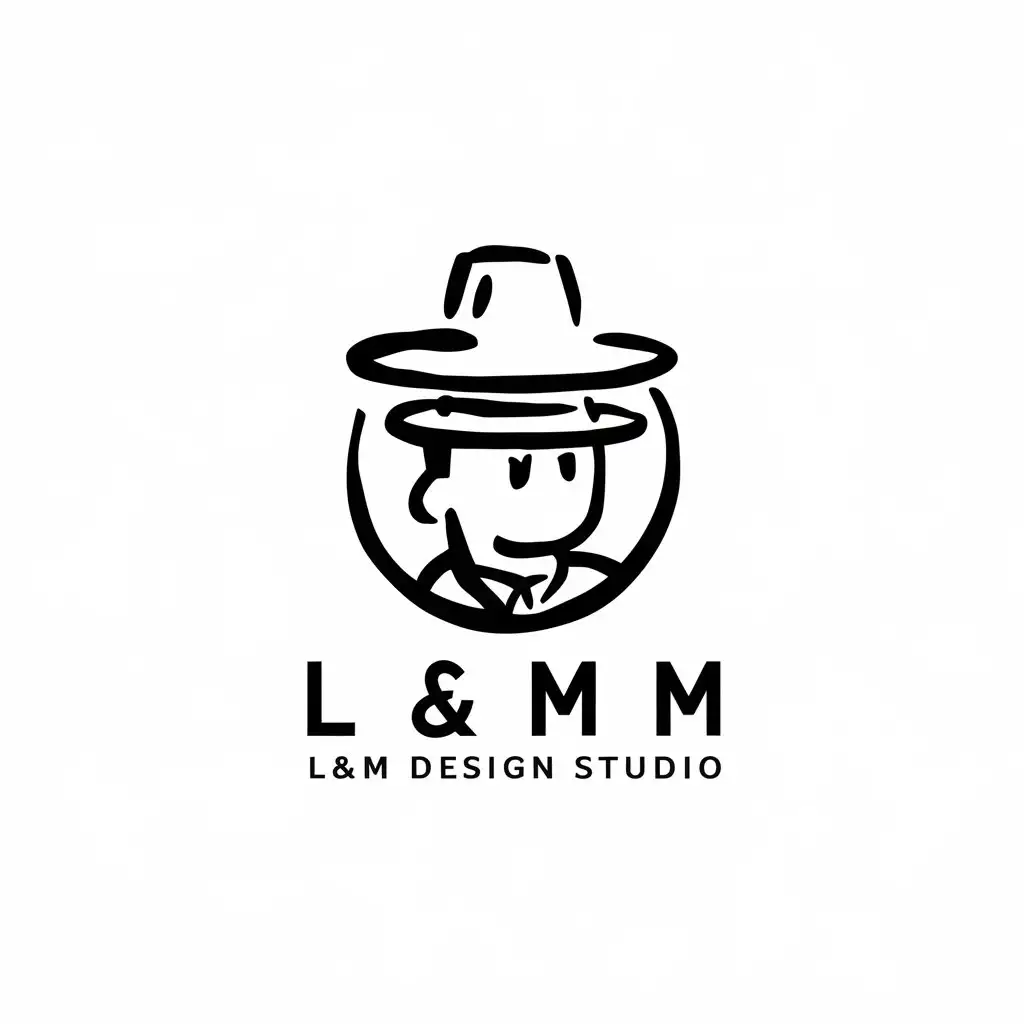 LOGO-Design-for-LM-Design-Studio-Artisan-Spirit-and-Minimalistic-Construction-Theme