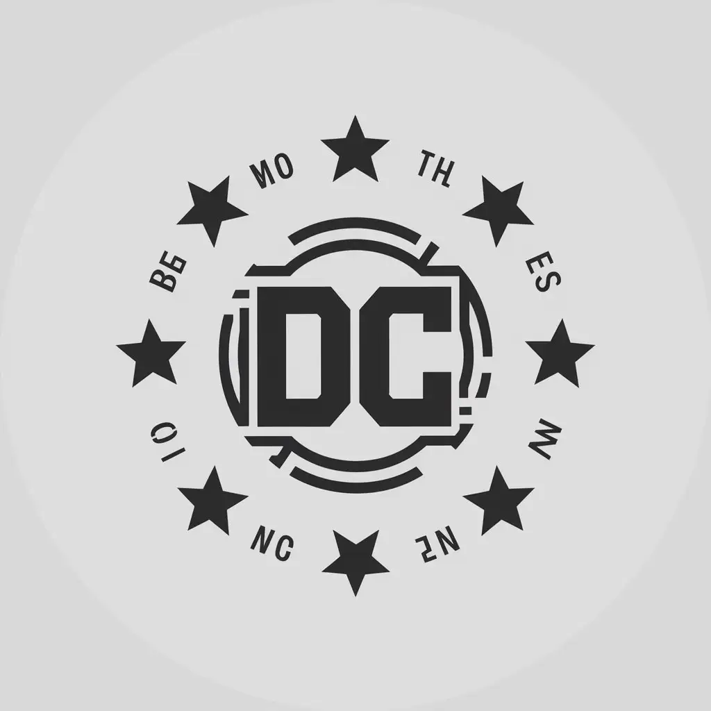 LOGO-Design-For-DOVC-Xingchen-Techinspired-DC-with-Surrounding-Seven-Stars