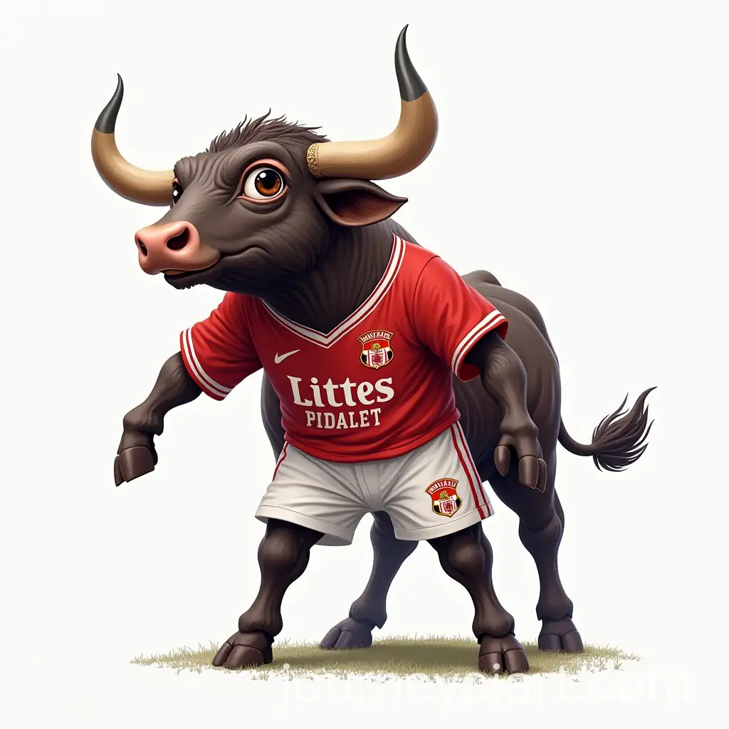 Bull-in-Fenerbahe-Uniform-Standing-Proudly