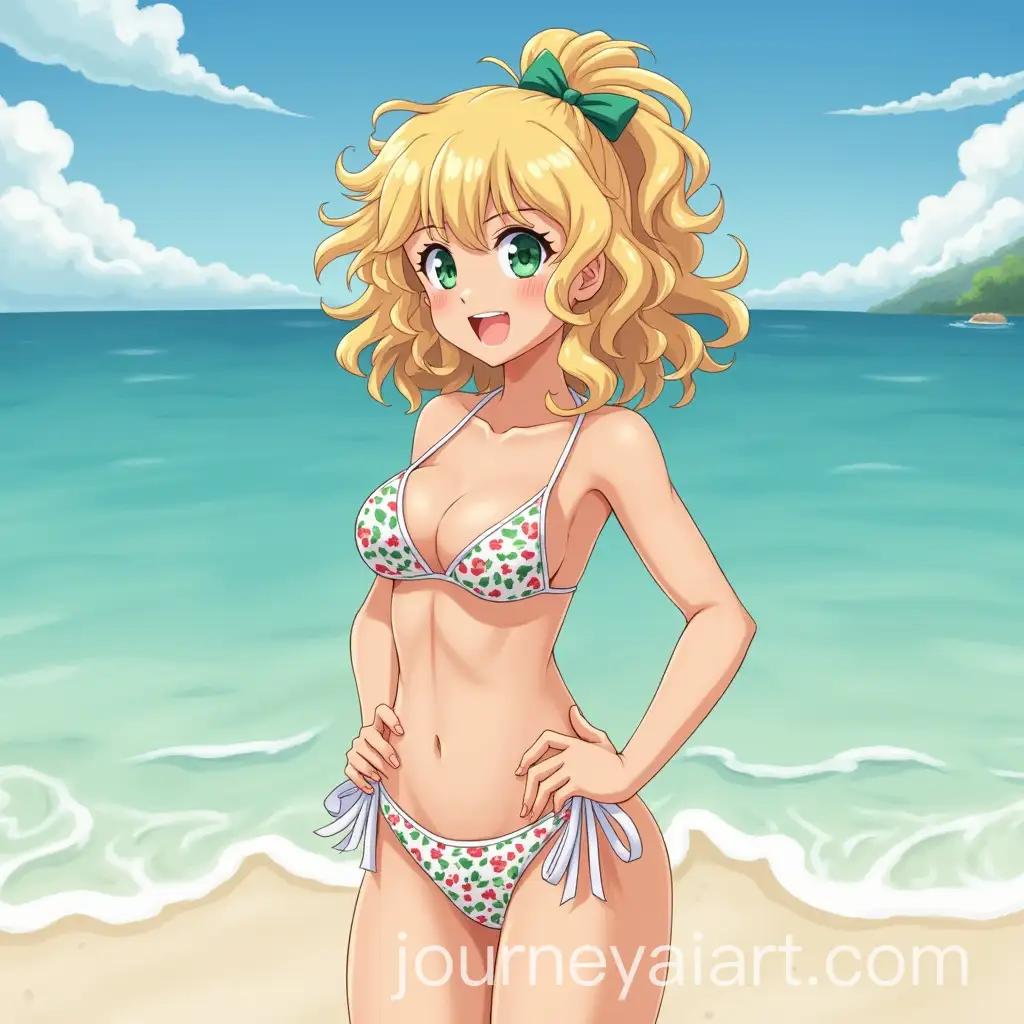 Tatsumaki-in-Bikini-by-the-Beach